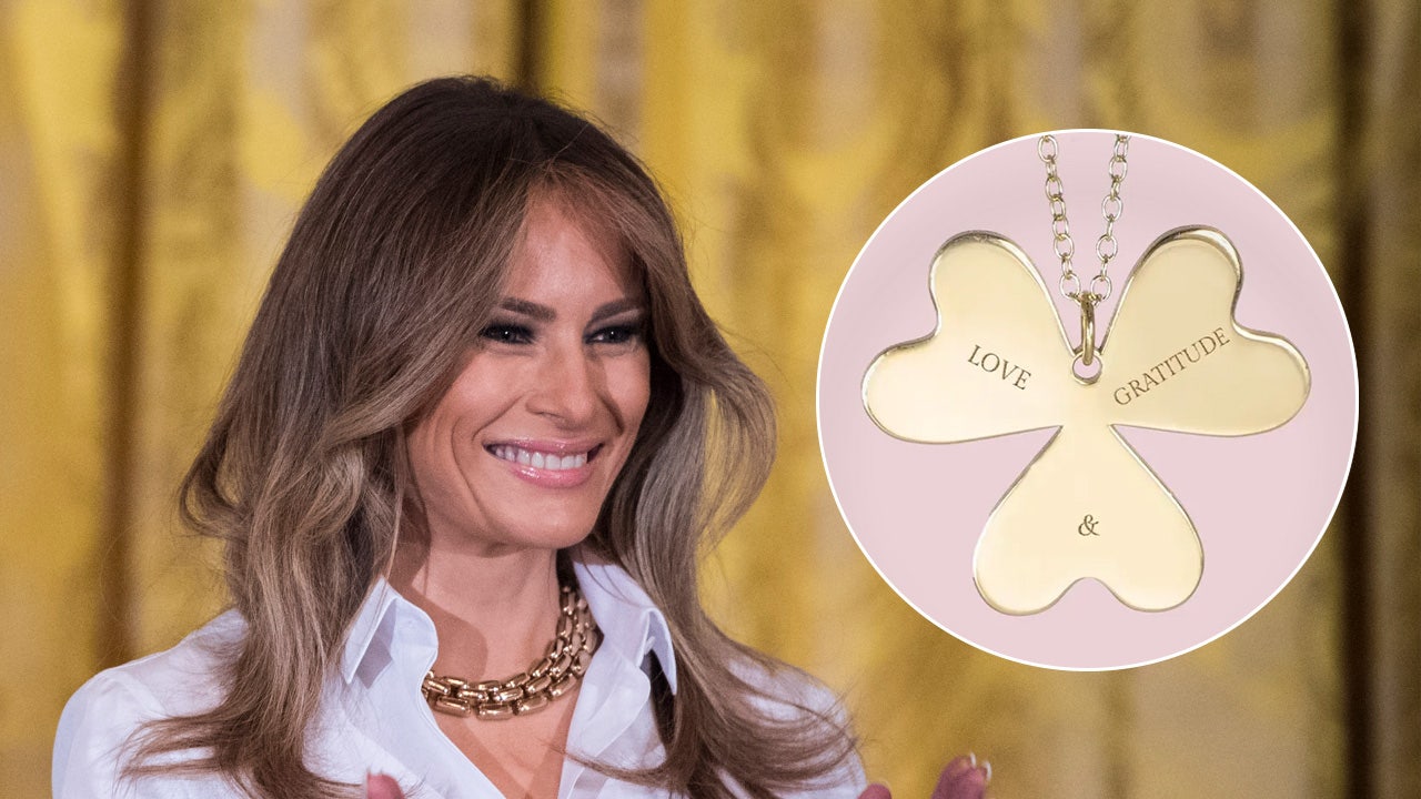 Melania Trump launches jewelry line to honor moms ahead of Mother’s Day ...