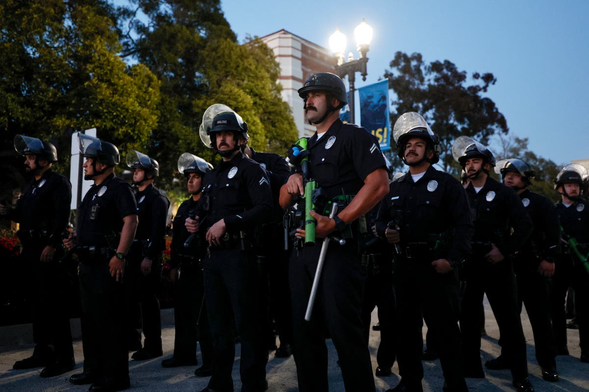 Campus protests live Police clear UCLA encampment and arrest Gaza