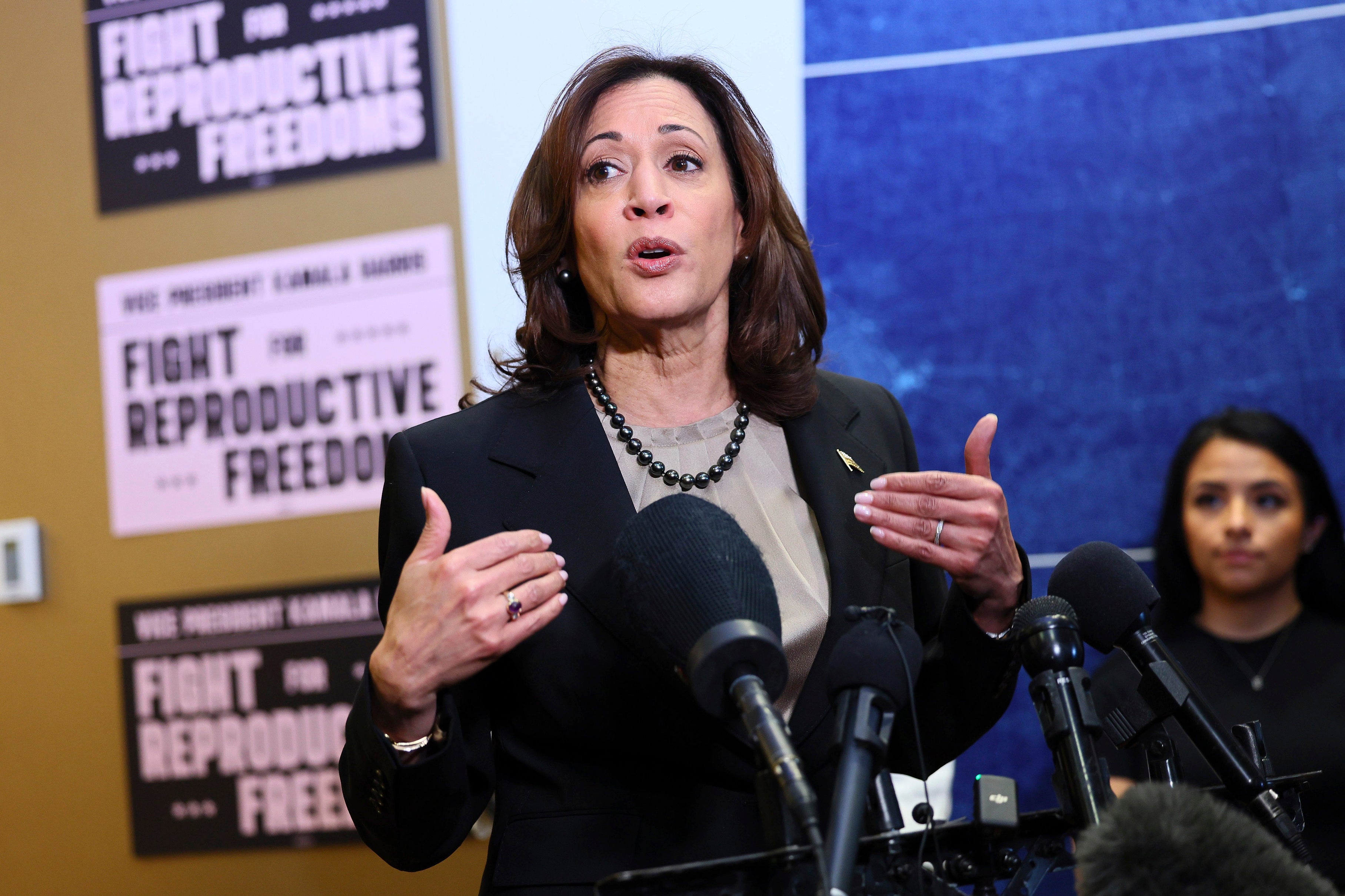 Vice president Kamala Harris would be the obvious person to step in to fill Biden’s shoes given her constitutional duties – but her own run for the nomination in 2020 was notably unsuccessful