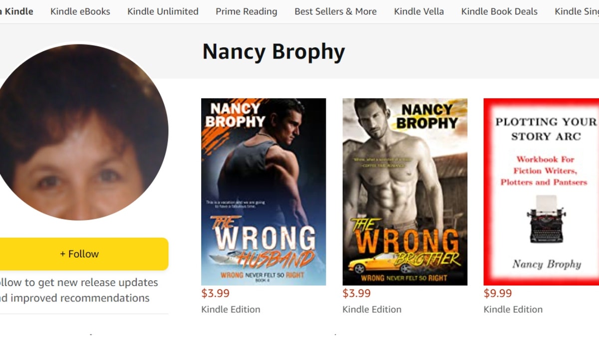 Nancy Crampton-Brophys Amazon author page.