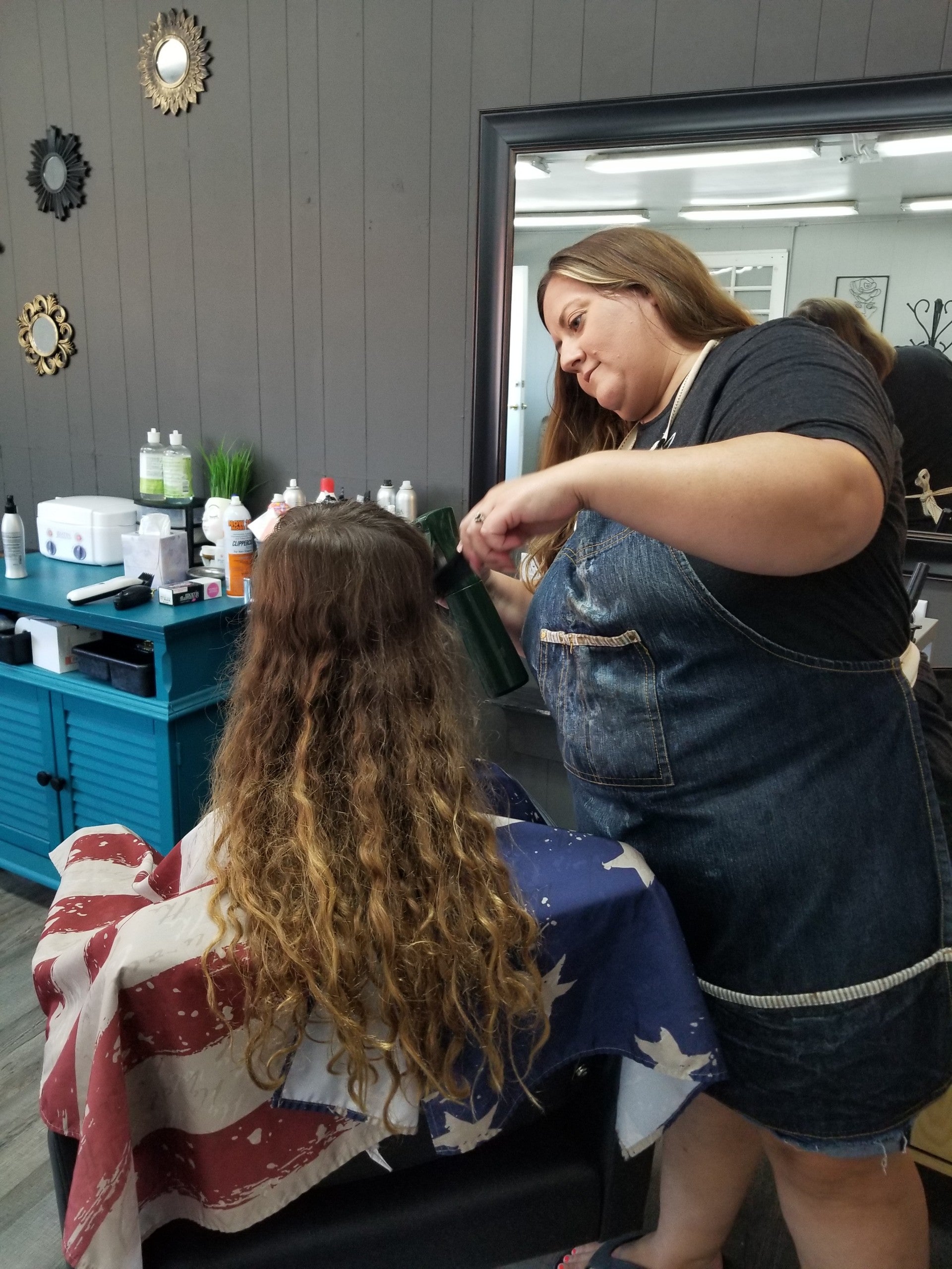 Chason’s mother laid out ground rules when she decided to let him grow out the mane -- and he’s dutifully conditioned, combed, detangled and otherwise tained his flowing locks