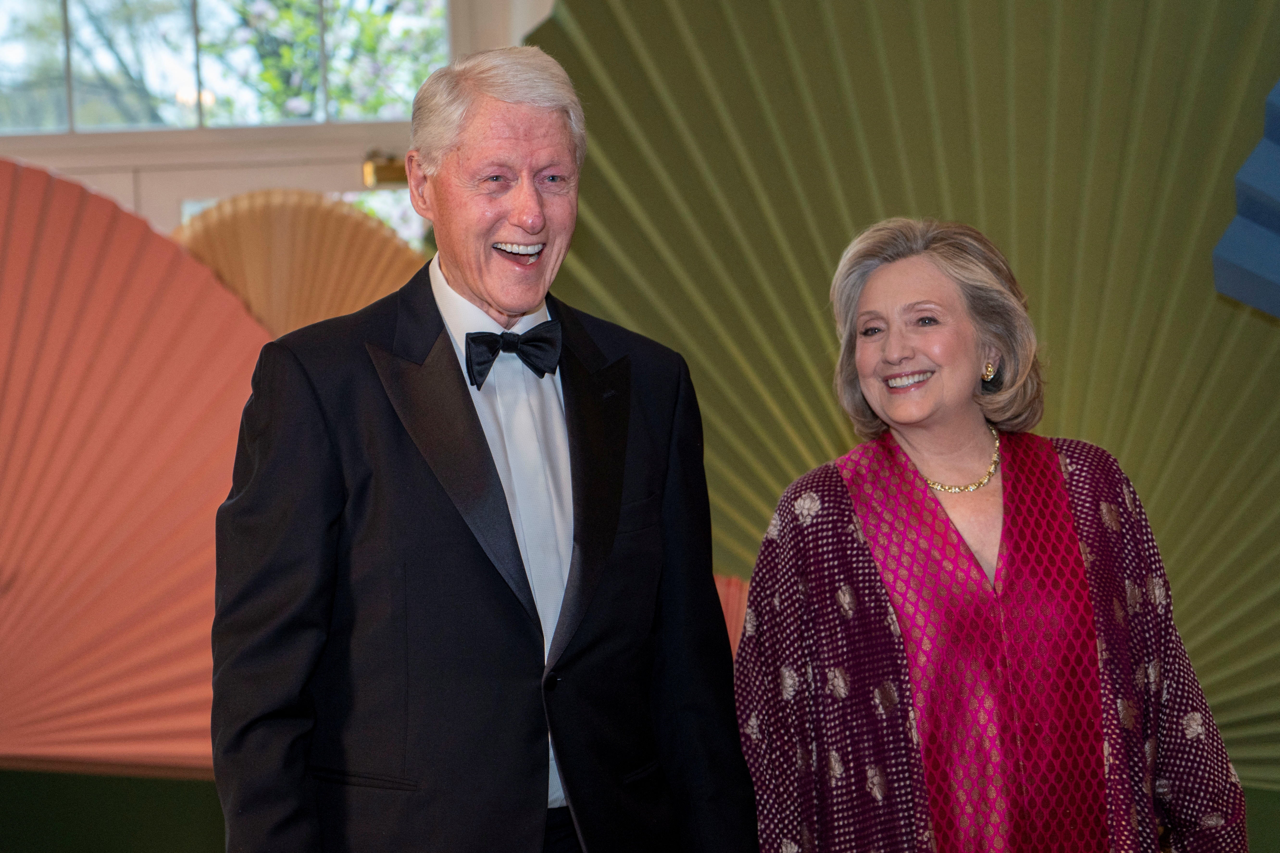 The Clintons shared their support for Harris’ presidential bid the same day Biden stepped down last month