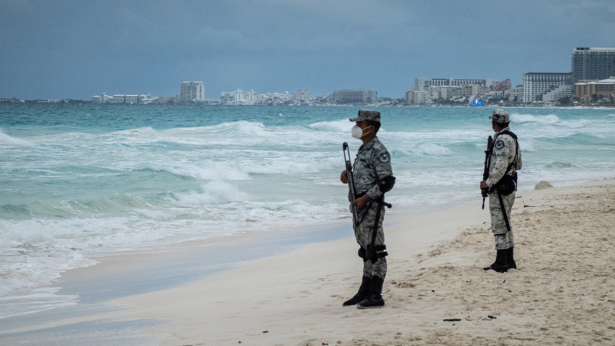 A photo of National Guard members