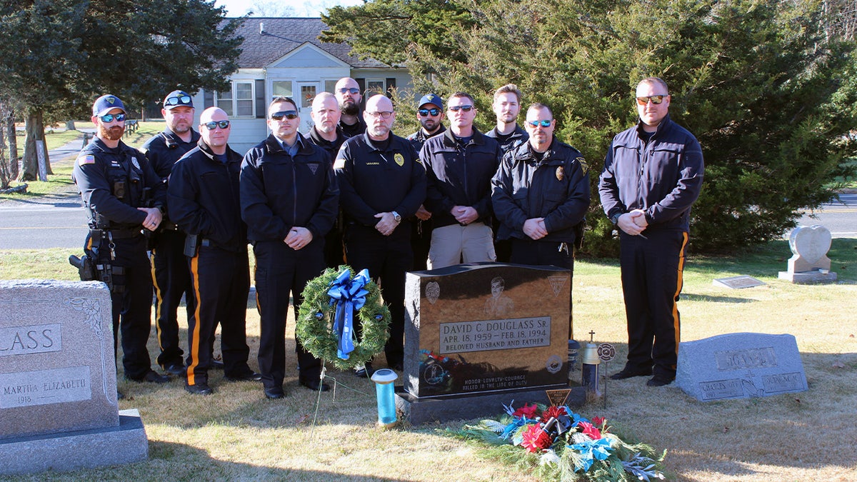 Memorial for fallen New Jersey officer