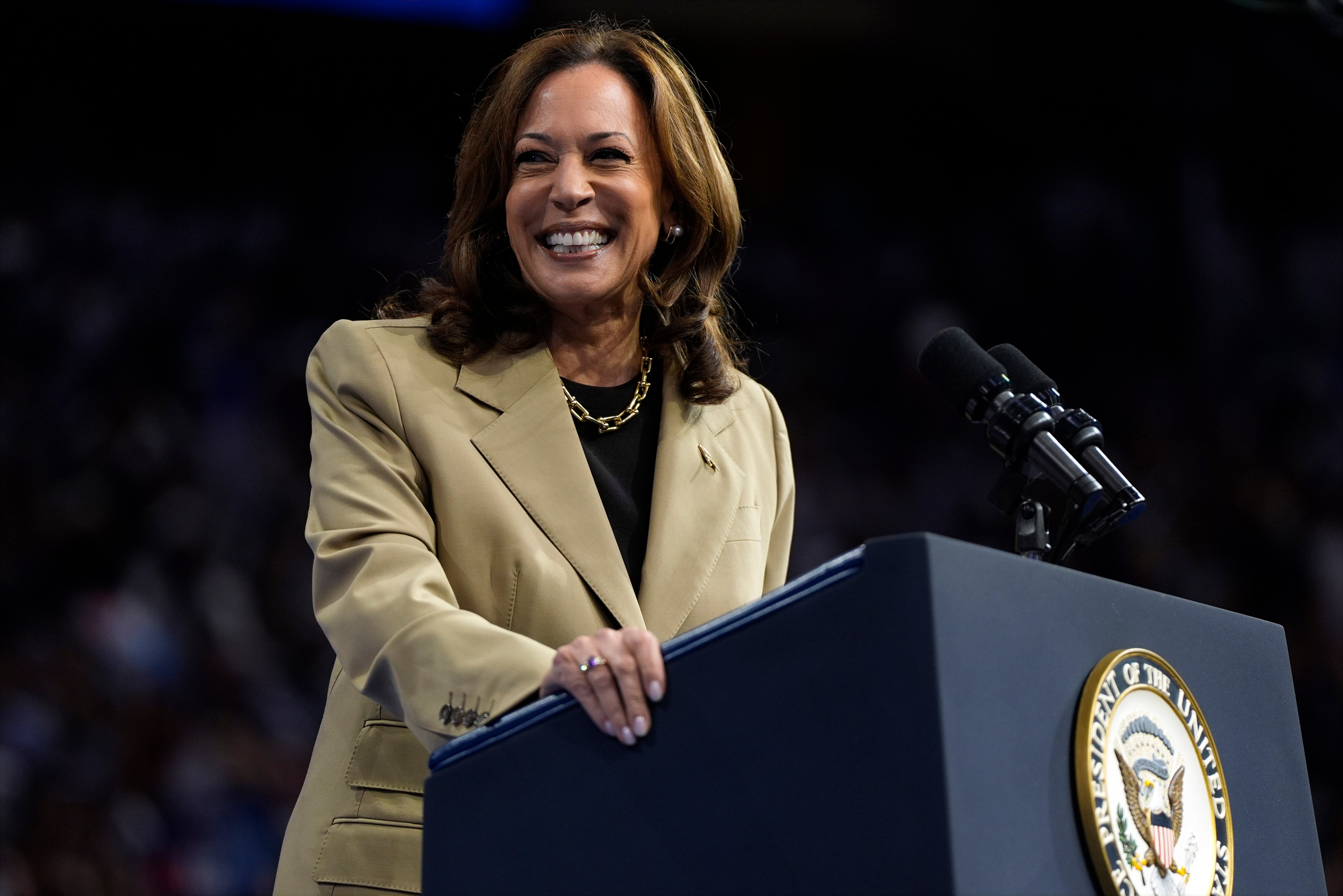 Kamala Harris now leads Donald Trump among voters when it comes to who they trust to run the economy, the first time Democrats have been ahead on this issue in 2024