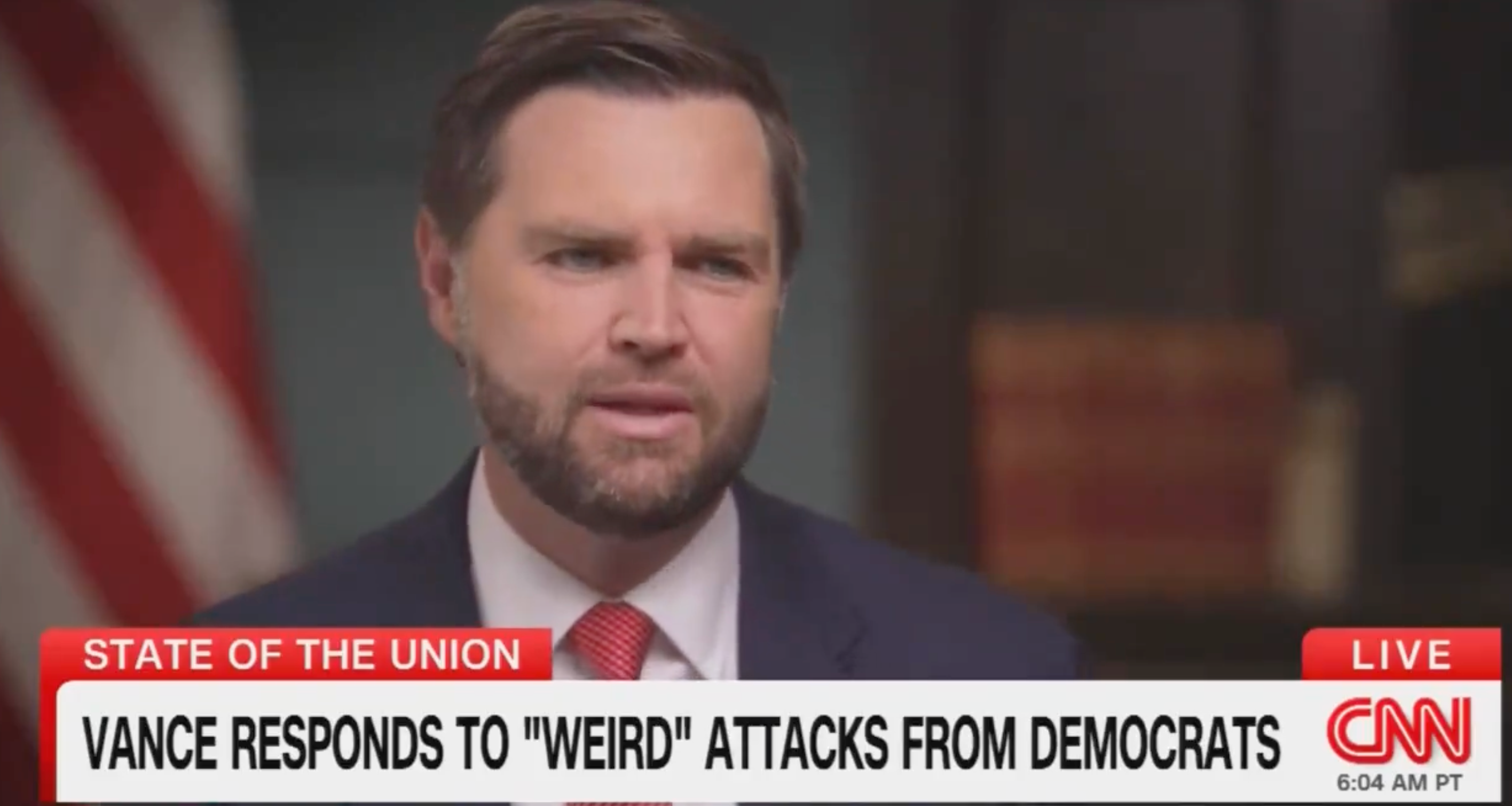 JD Vance sat down with CNN’s Dana Bash as he revealed his thoughts on being branded ‘weird’