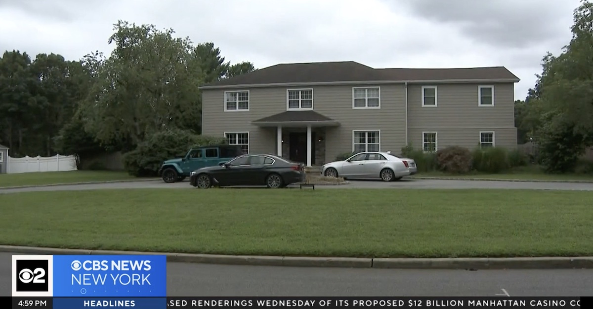 The Long Island home where Kelly Coppola and Kenneth Pohlman were shot and killed.