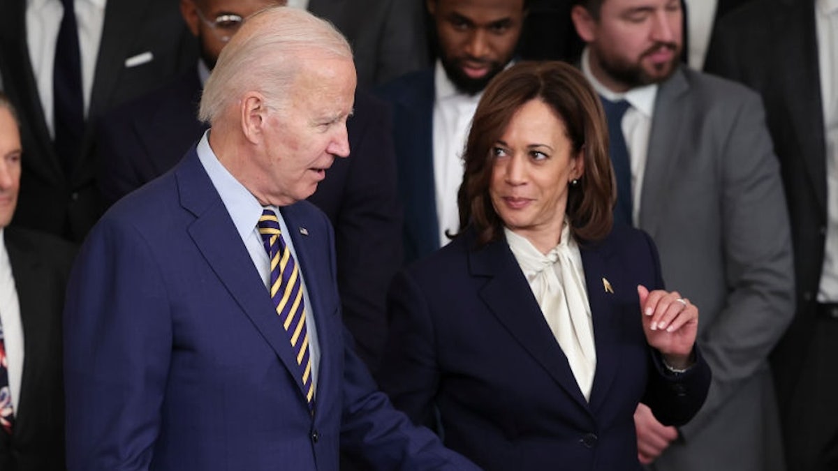 Joe Biden with Kamala Harris