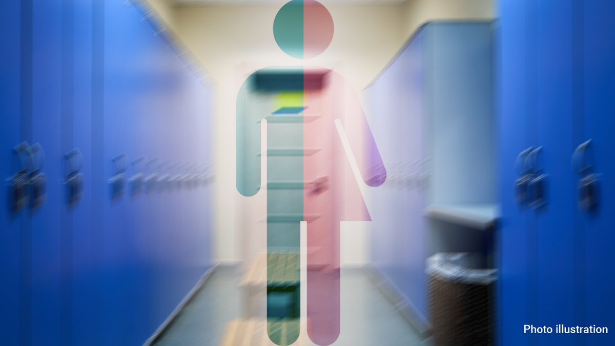 Gender inclusive locker room photo illustration