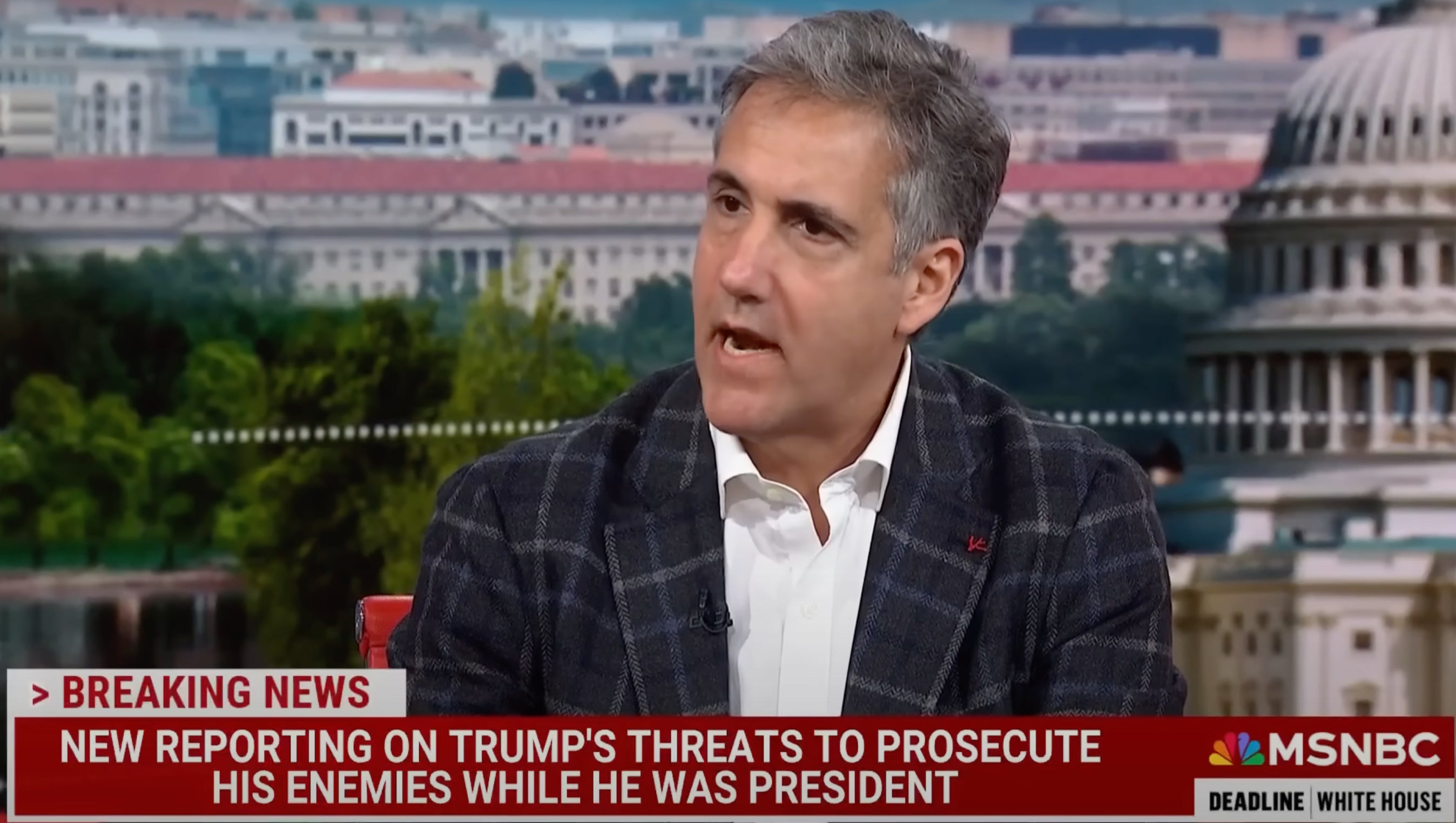 Michael Cohen said he will have ‘no choice’ but to flee the country if Trump is re-elected president