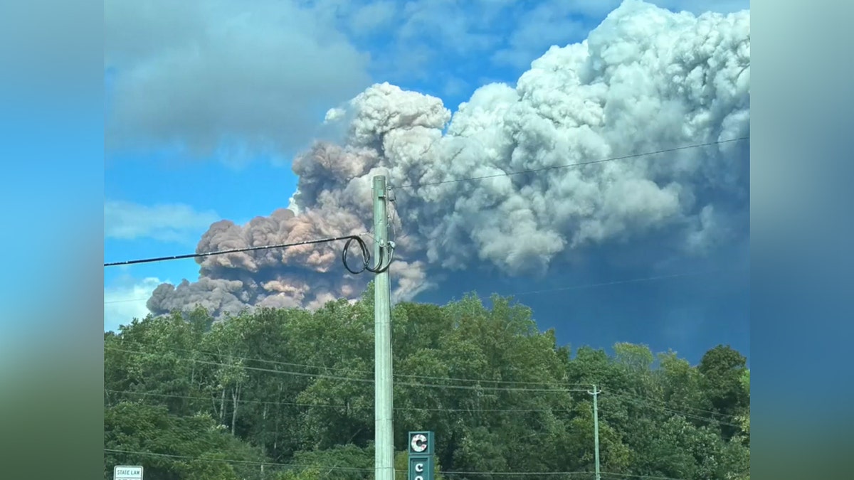 Close-up of smoky clouds