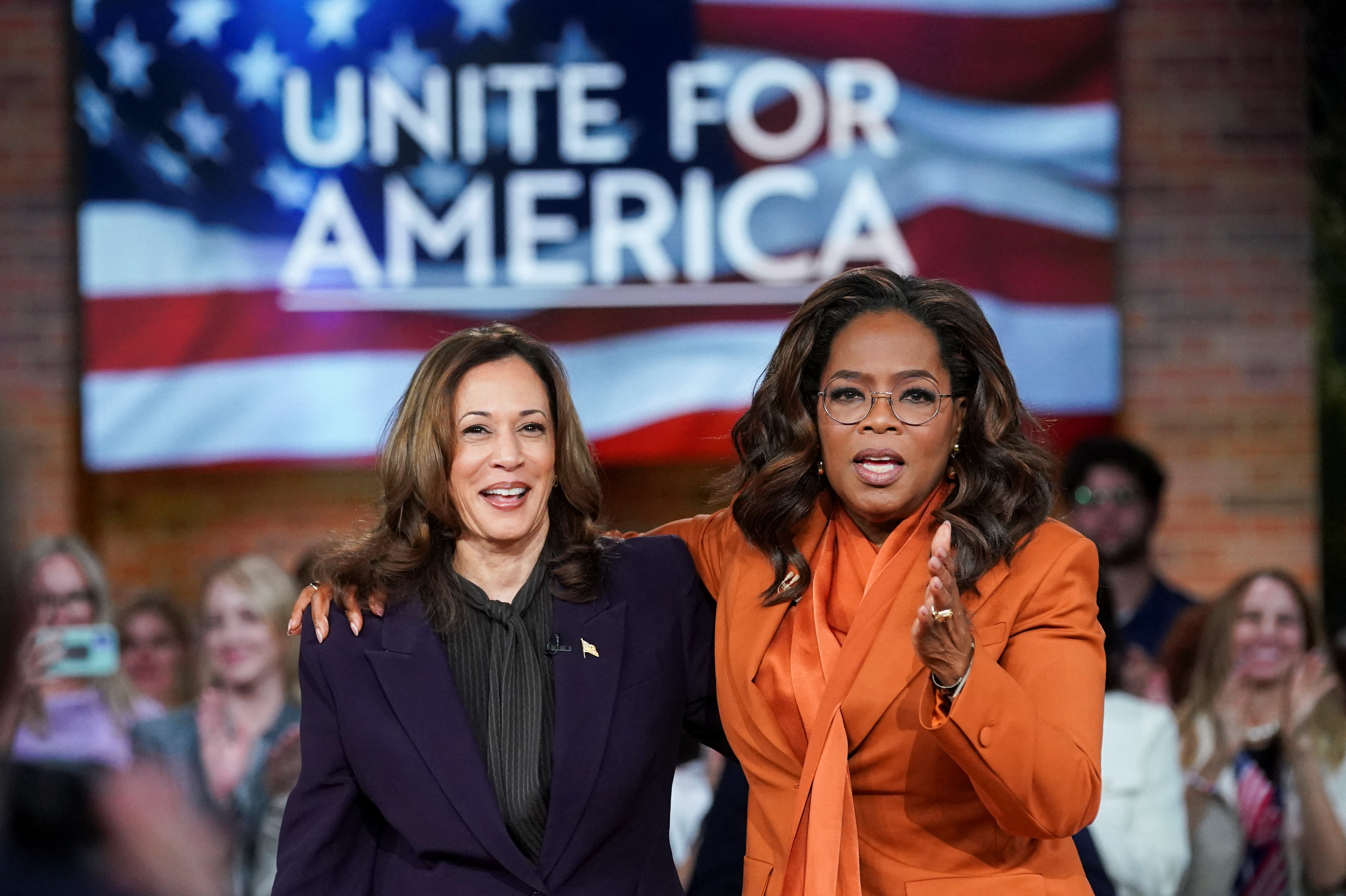 Harris livestreamed the Winfrey-hosted rally on her campaign YouTube raking in 1.2 million views