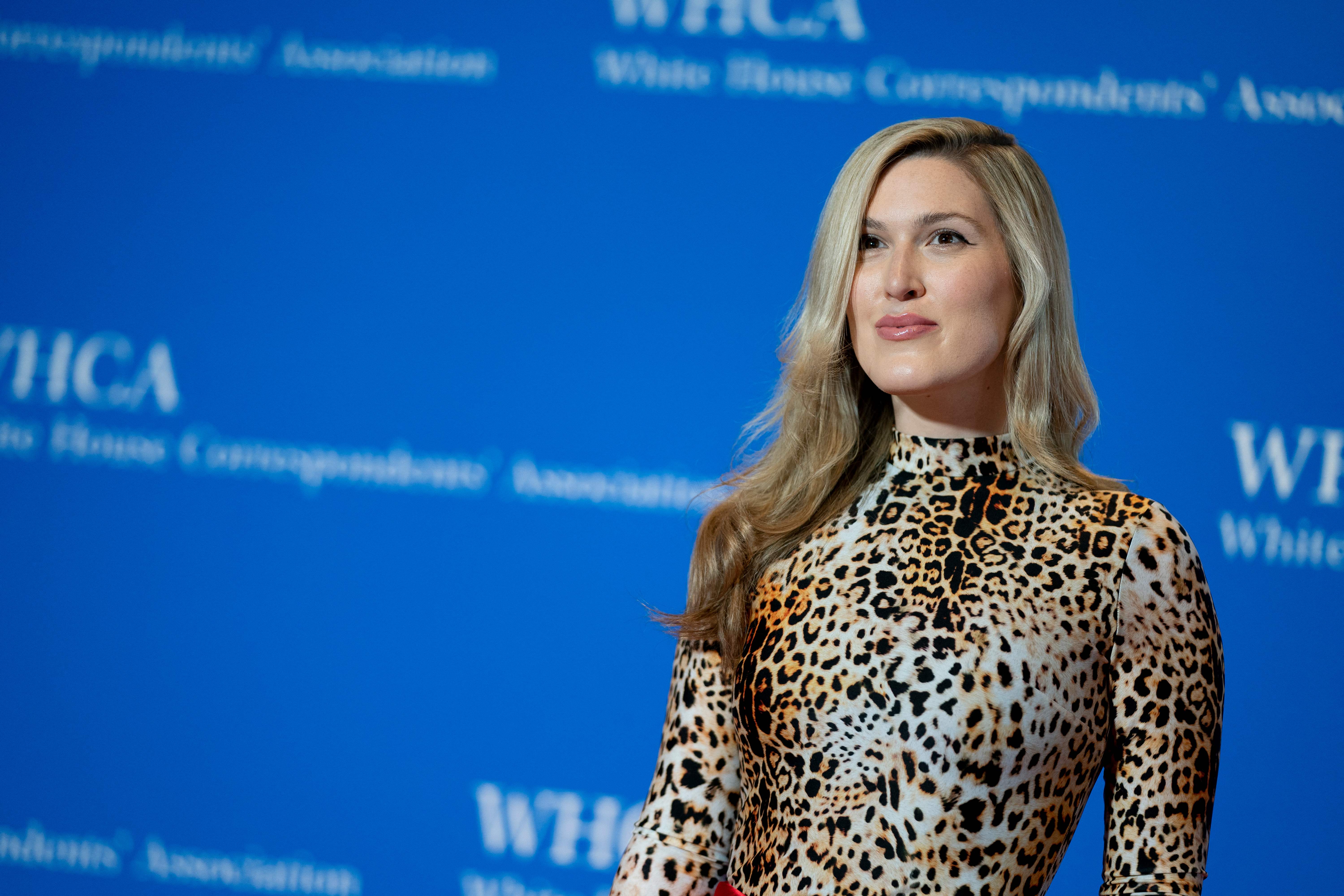 Reporter Olivia Nuzzi at the White House Correspondents' Association dinner on April 29 2023