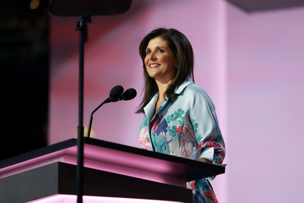 Former South Carolina Governor Nikki Haley bent the knee and endorsed her ex-opponent at the RNC in July.