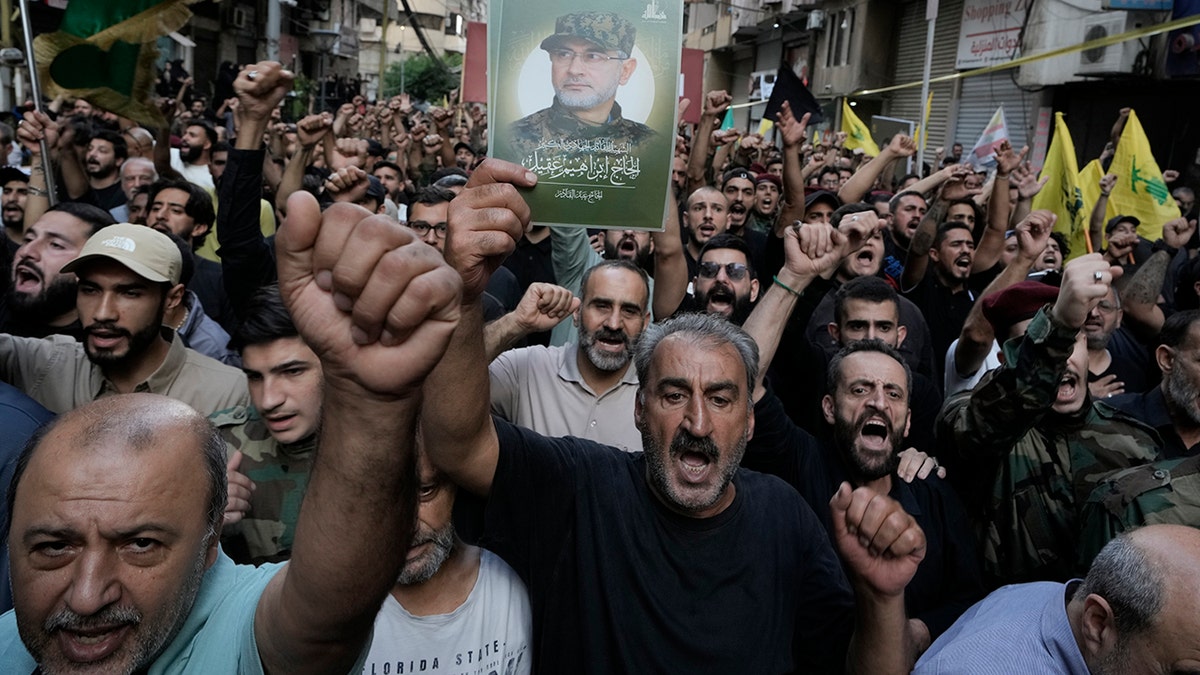 Ibrahim Akil funeral in Lebanon