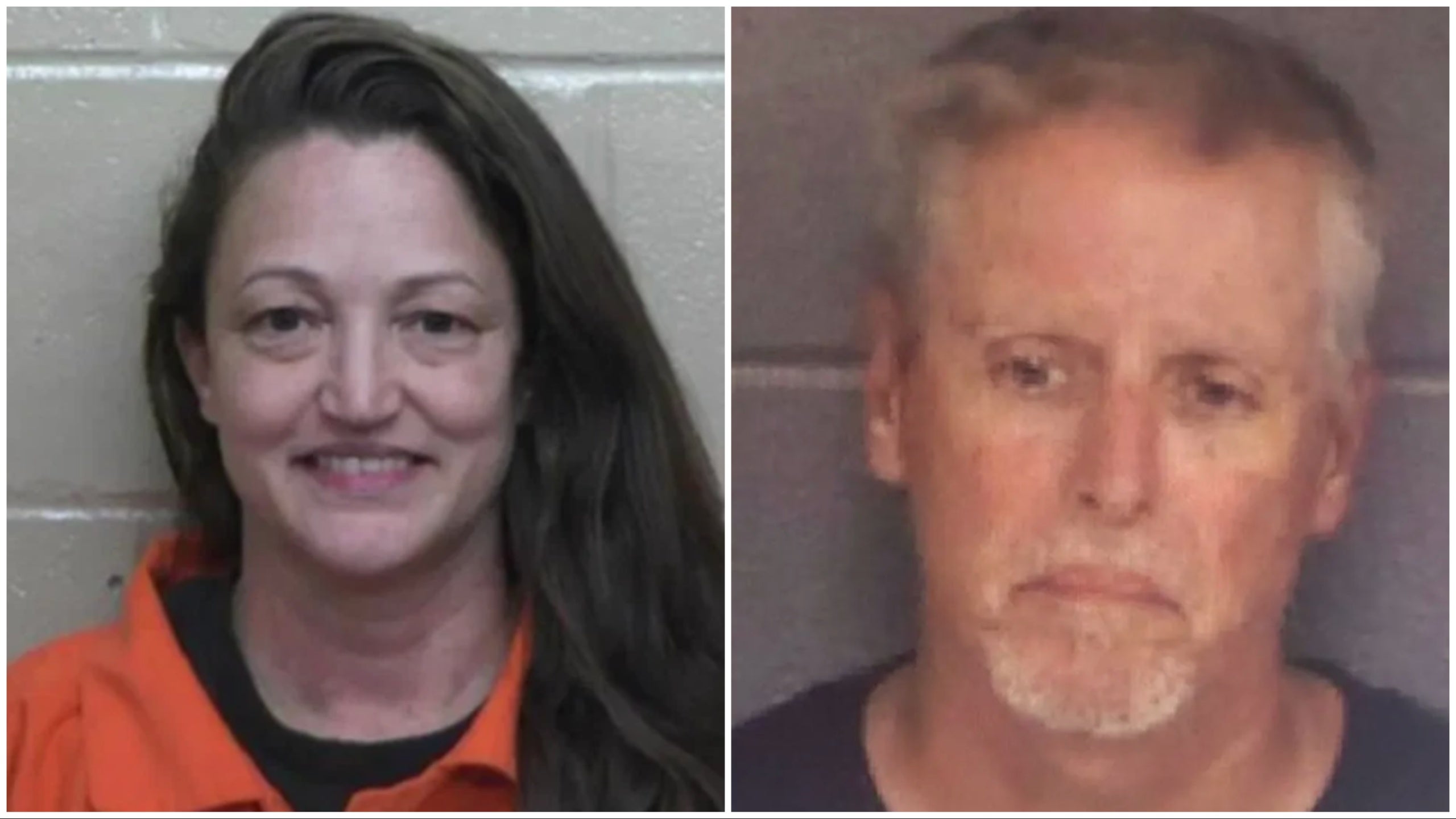 Domestic incident allegedly began when Marcee Gray (left) flew into rage after her mother refused to join her to confront her ex-husband Colin Gray