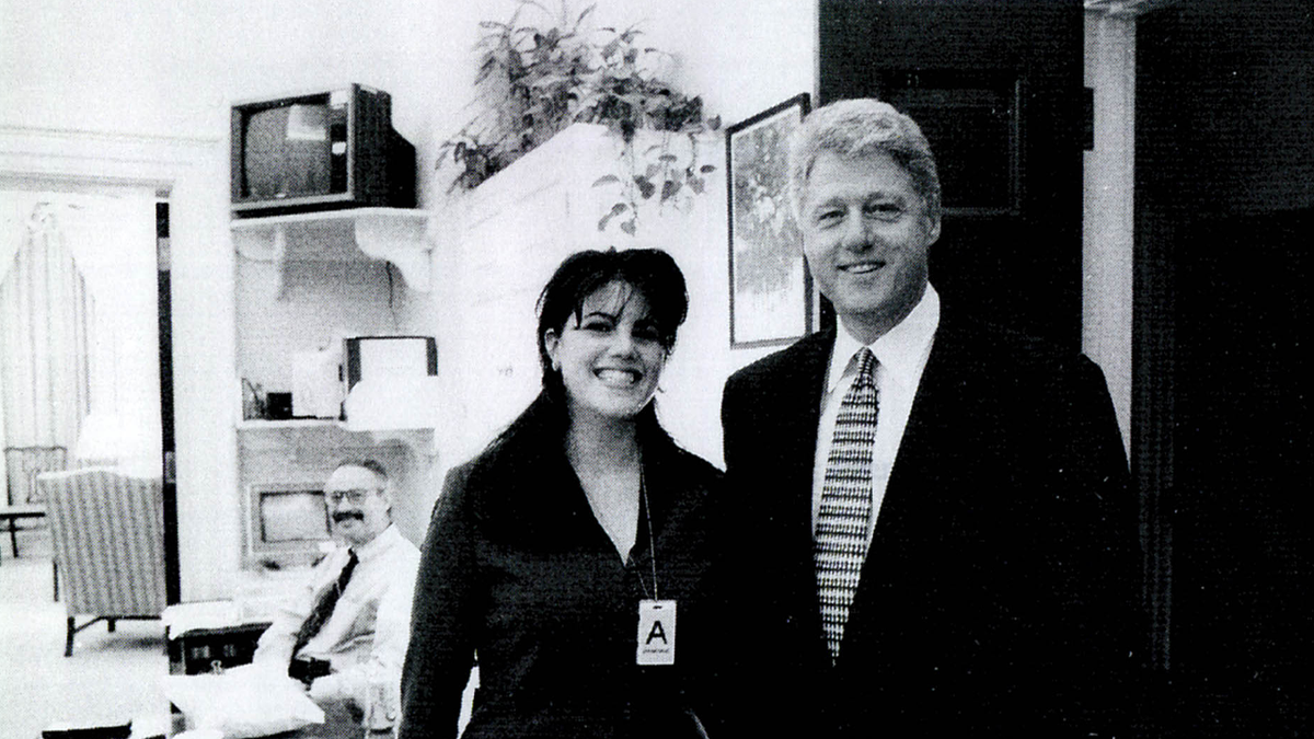 Bill Clinton with Monica Lewinsky