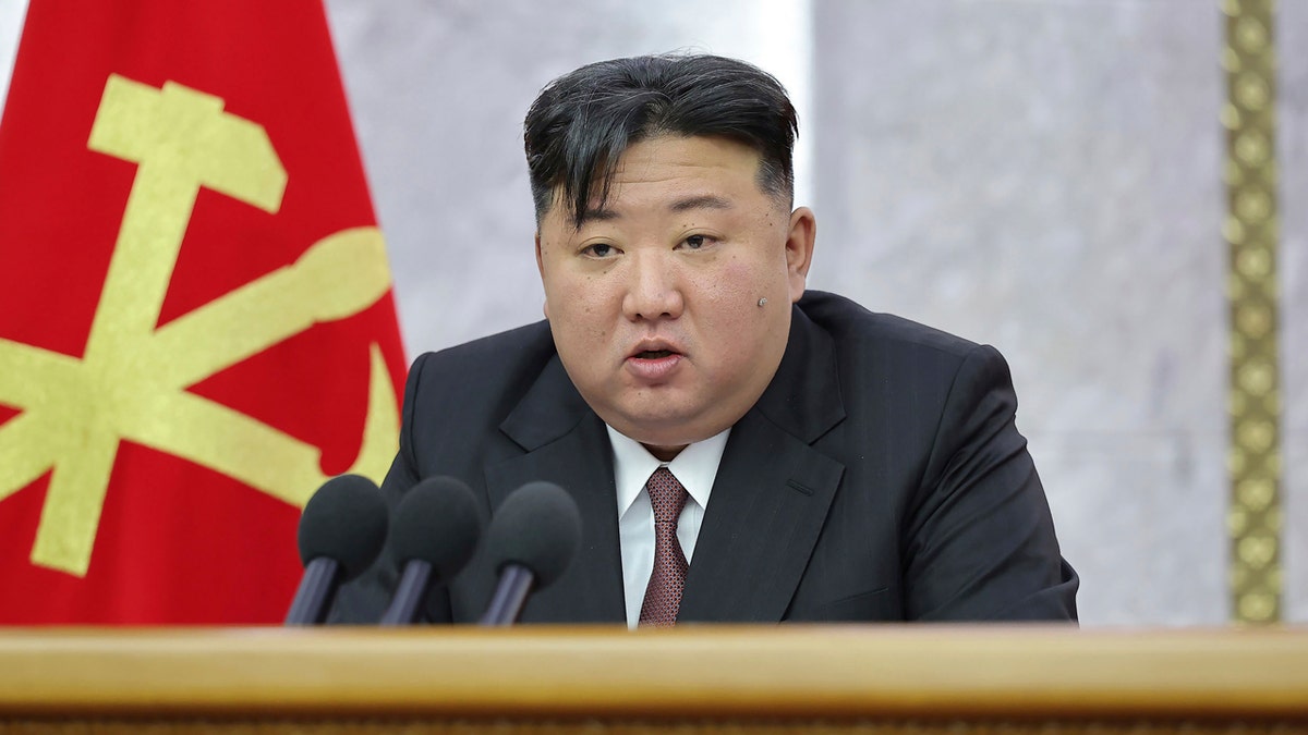 Kim Jong-un speaking