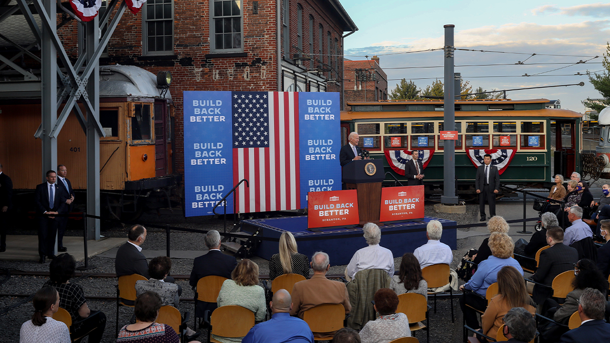 Biden speaking in Scranton