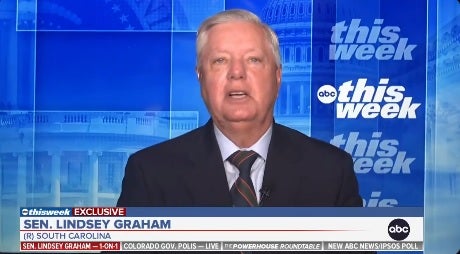 Senator Lindsey Graham criticized the vice president over her foreign policy credentials on Sunday as Donald Trump battles a furor over his Arlington visit