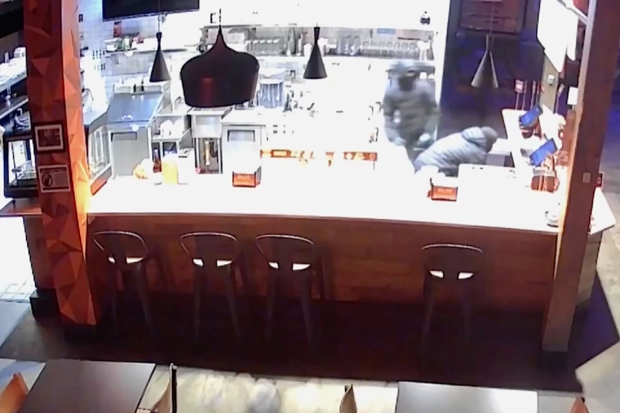 Footage shows one of the eight break-ins at Dick’s Primal Burger in two years