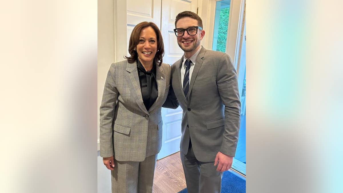 Kamala Harris and Alex Soros