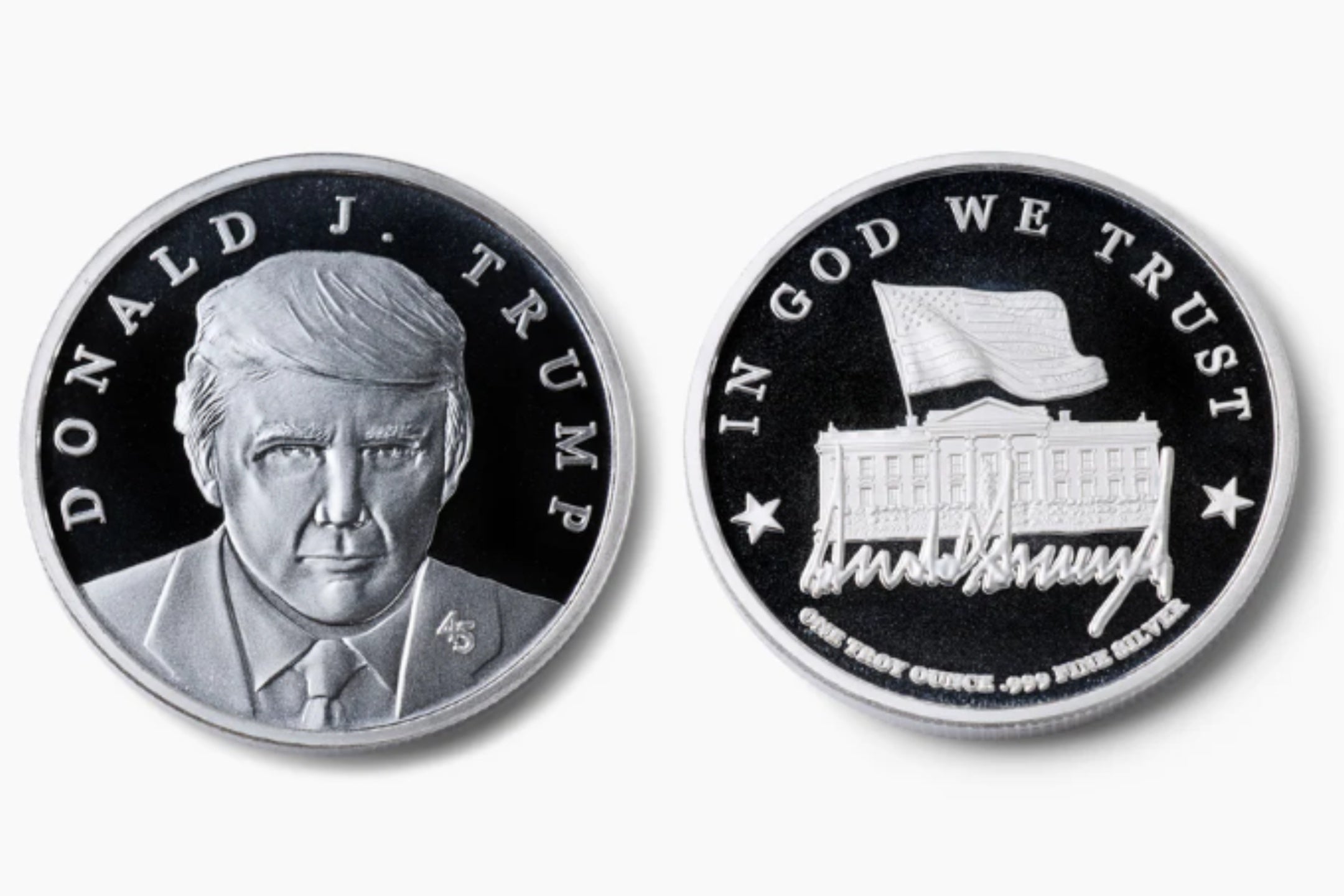 Donald Trump is selling commemorative coins for $100 - the latest merchandise the former president is offering