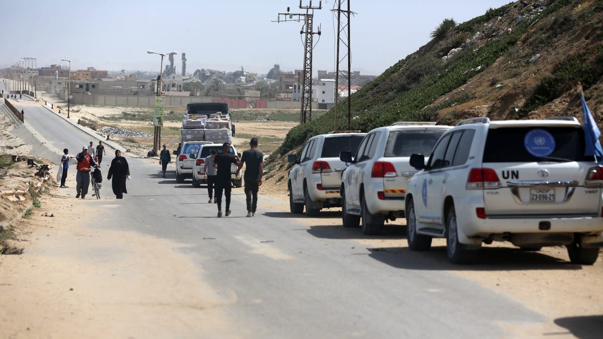 UN aid workers in Gaza