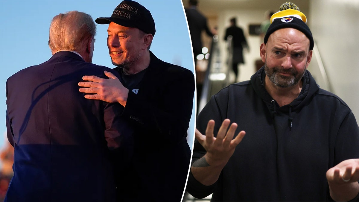 Donald Trump, Elon Musk and John Fetterman