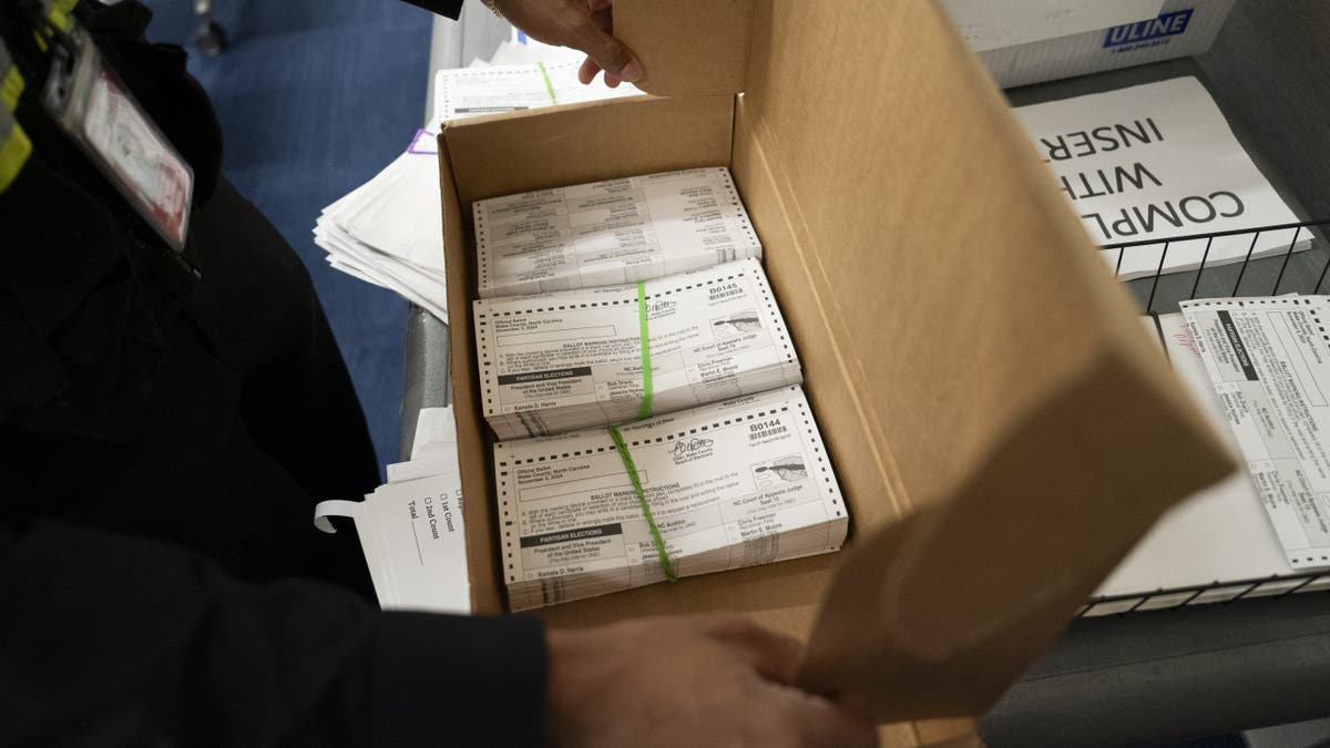 absentee ballots in box