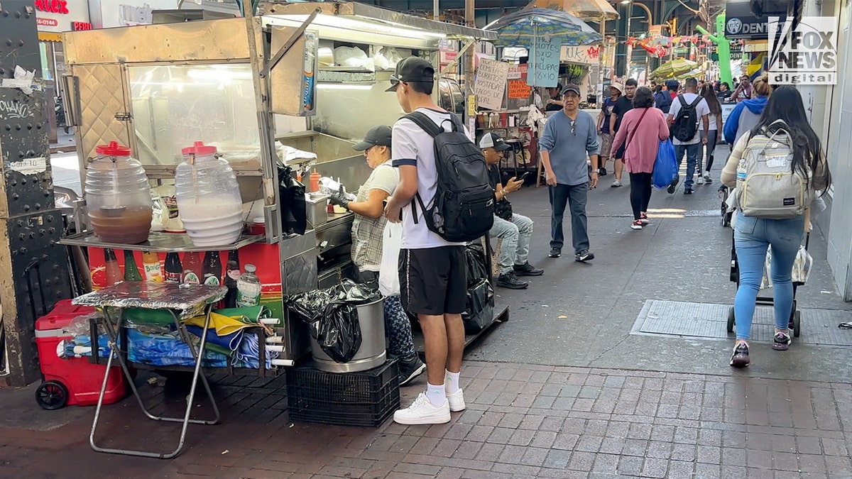 Street vendor in Queens