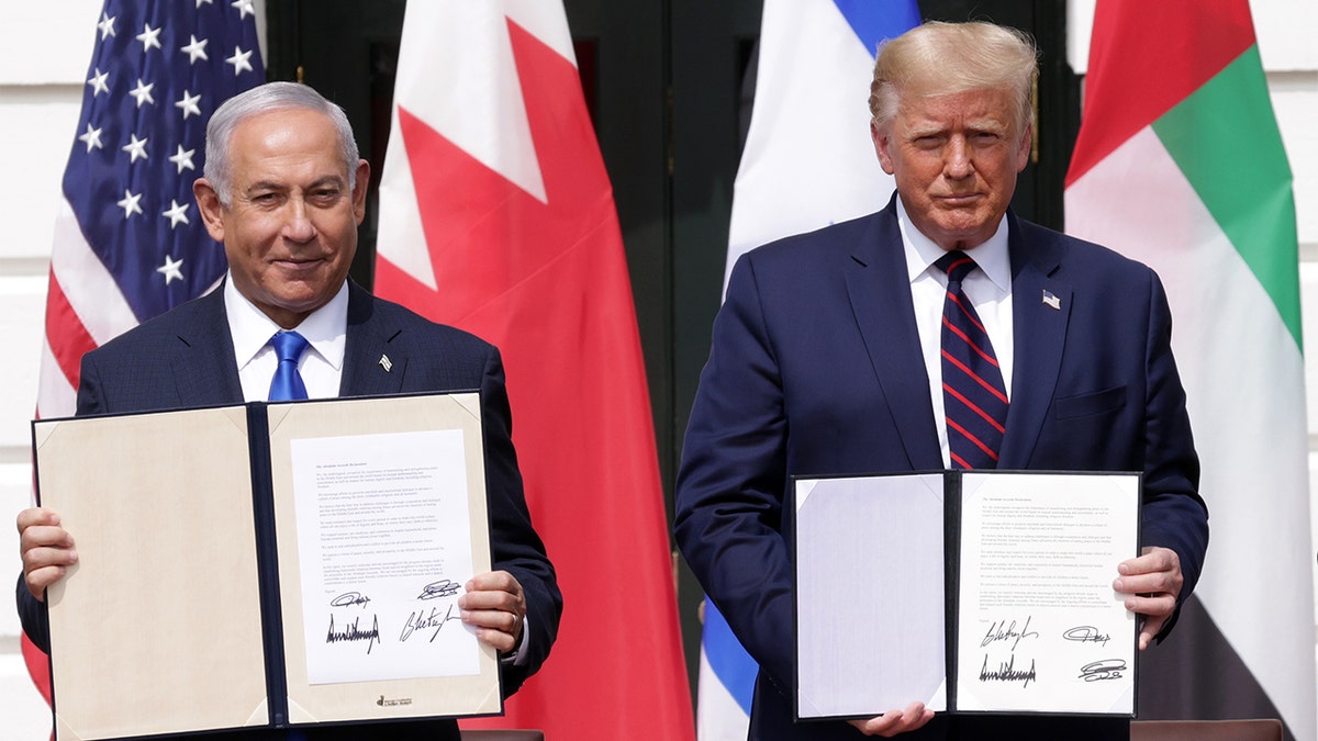 President Trump Hosts Abraham Accords Signing Ceremony On White House South Lawn