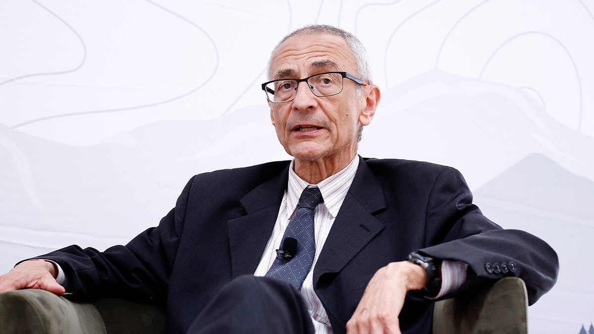 John Podesta participates in the first-ever National Outdoor Recreation Executive Forum hosted by Outdoor Recreation Roundtable at Decatur House on May 07, 2024 in Washington, DC.