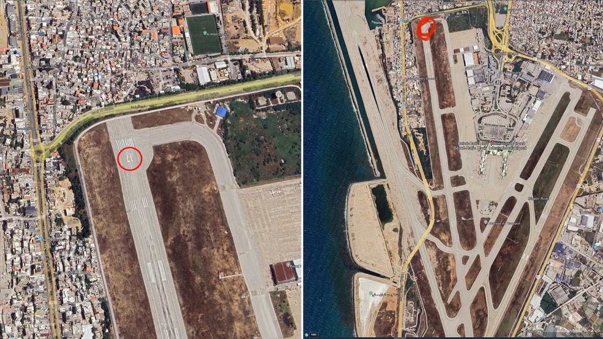 According to a former Hezbollah member, runway 17, circled in red, of Beirut Airport is used exclusively by Hezbollah. Iran Air uses the runway to transport small and medium arms and basic supplies into Lebanon.