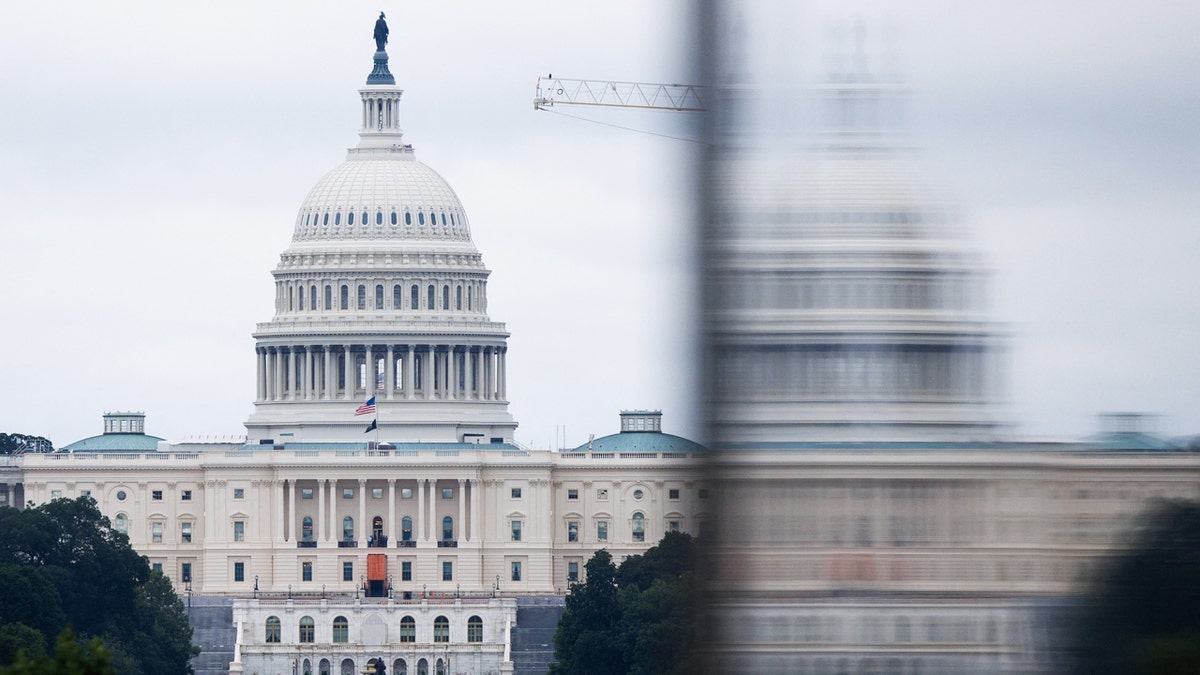 The Capitol Building is seen from the National Mall in Washington D.C. on Friday, August 9, 2024.