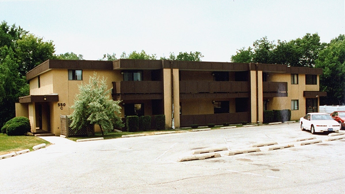 exterior of apartment building