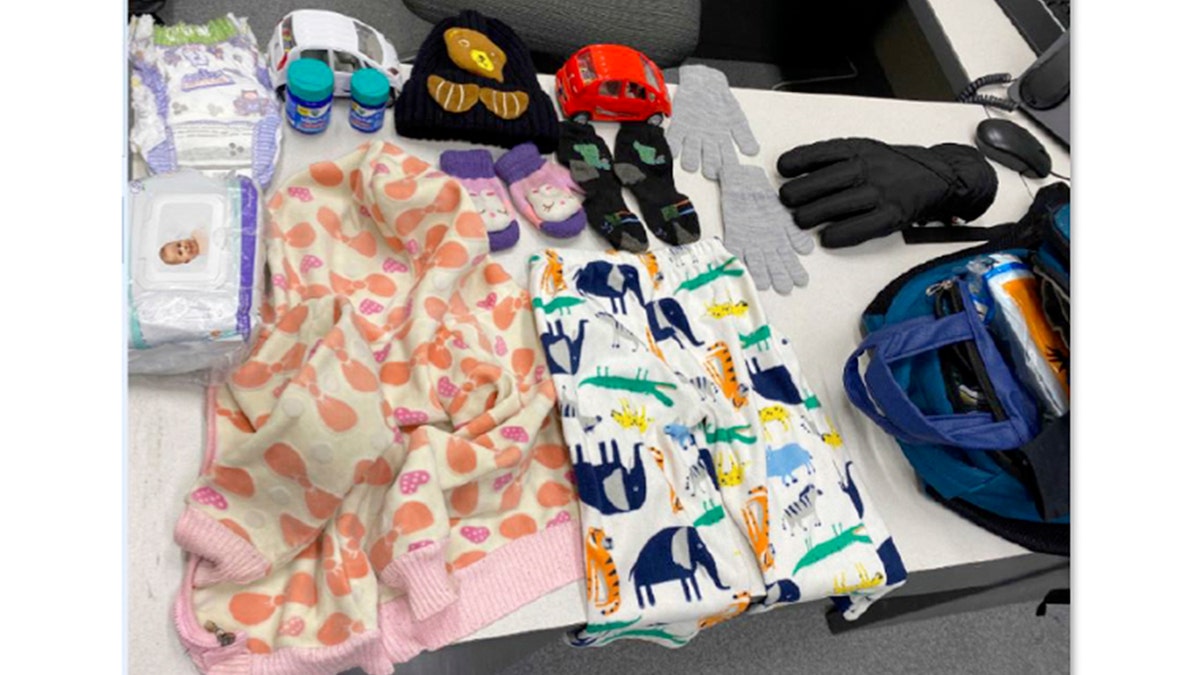 Personal items recovered from the family after they froze to death