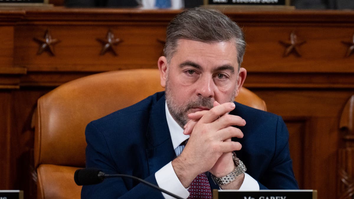 Mike Carey during a House committee hearing