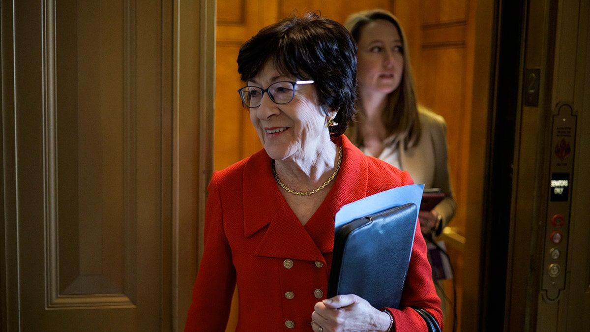 Senator Susan Collins on Capitol Hill