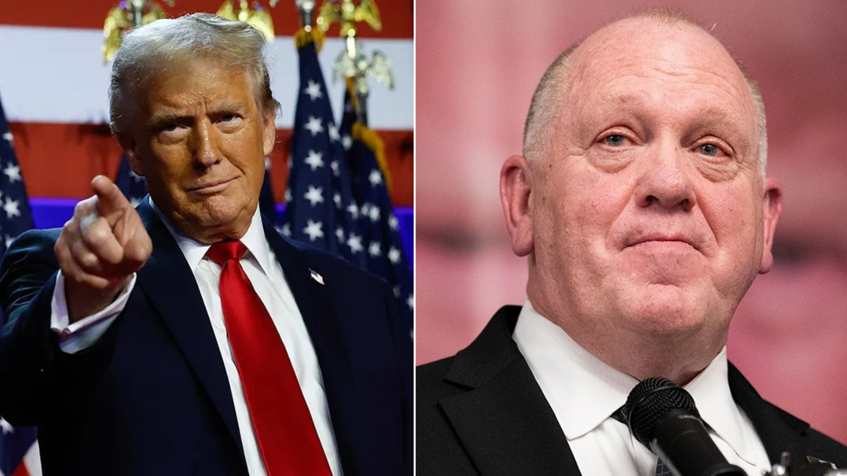 President-elect Donald Trump and incoming "border czar" Tom Homan