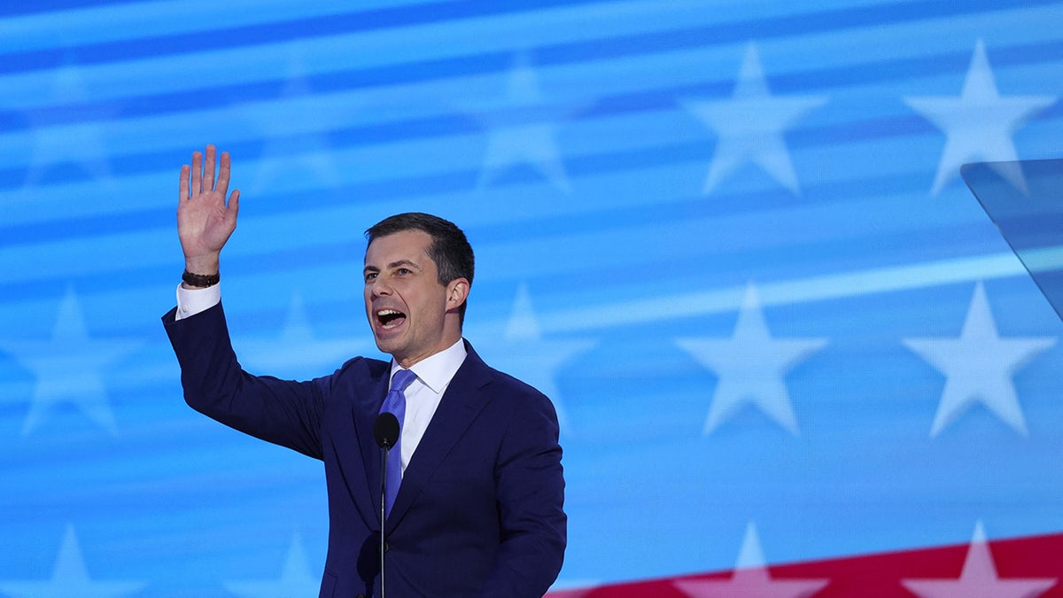 Pete Buttigieg speaks on Day 3 of the Democratic National Convention