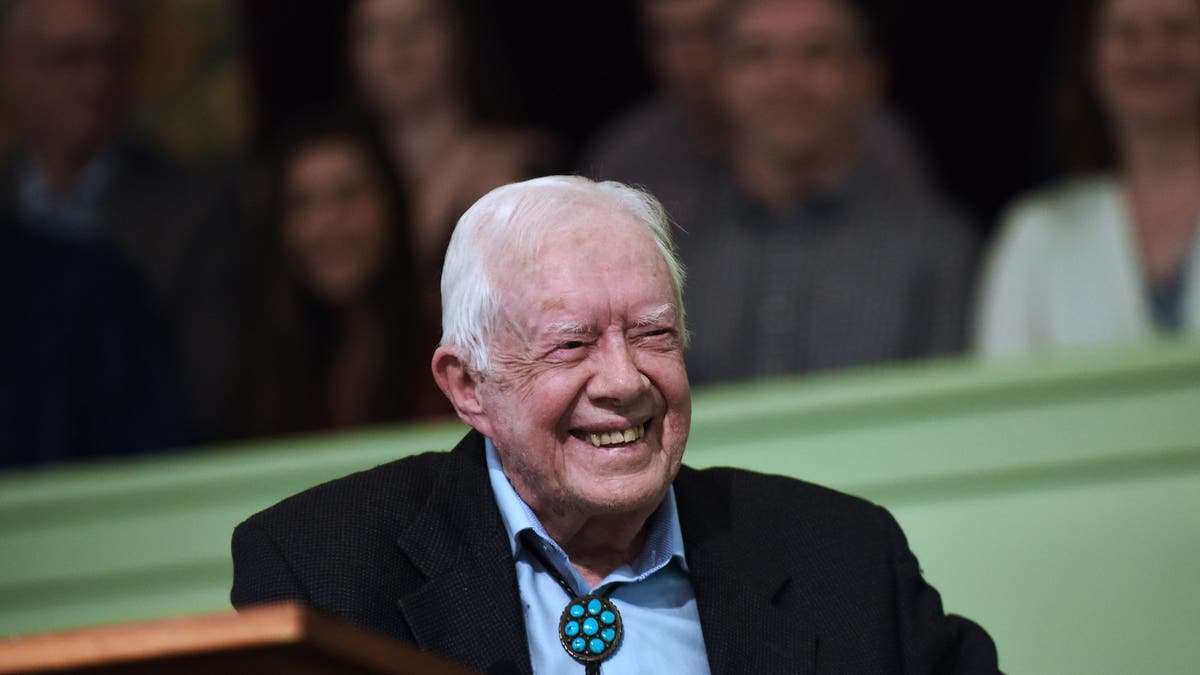 Jimmy Carter at church