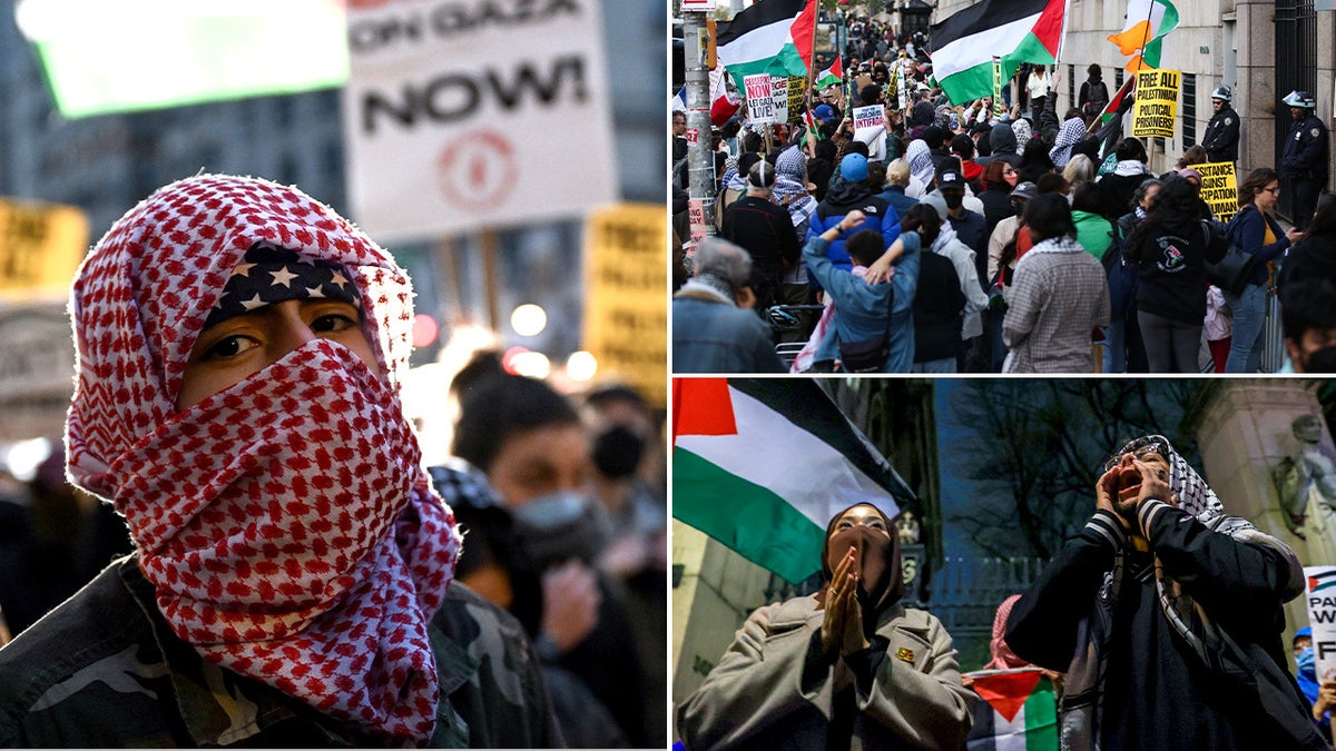 Anti Israel protests at Columbia University