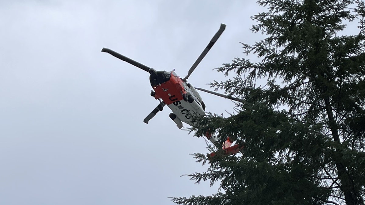 Helicopter U.S. Coast Guard in Washington