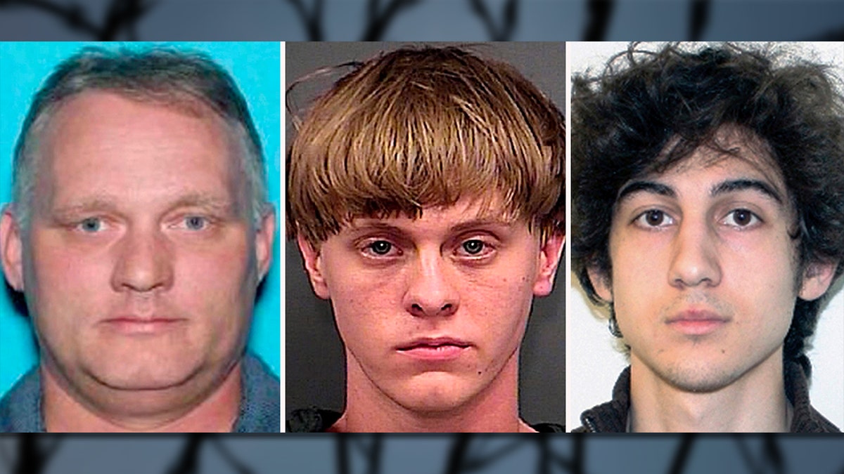 Robert Bowers, Dylann Roof, Dzhokhar Tsarnaev