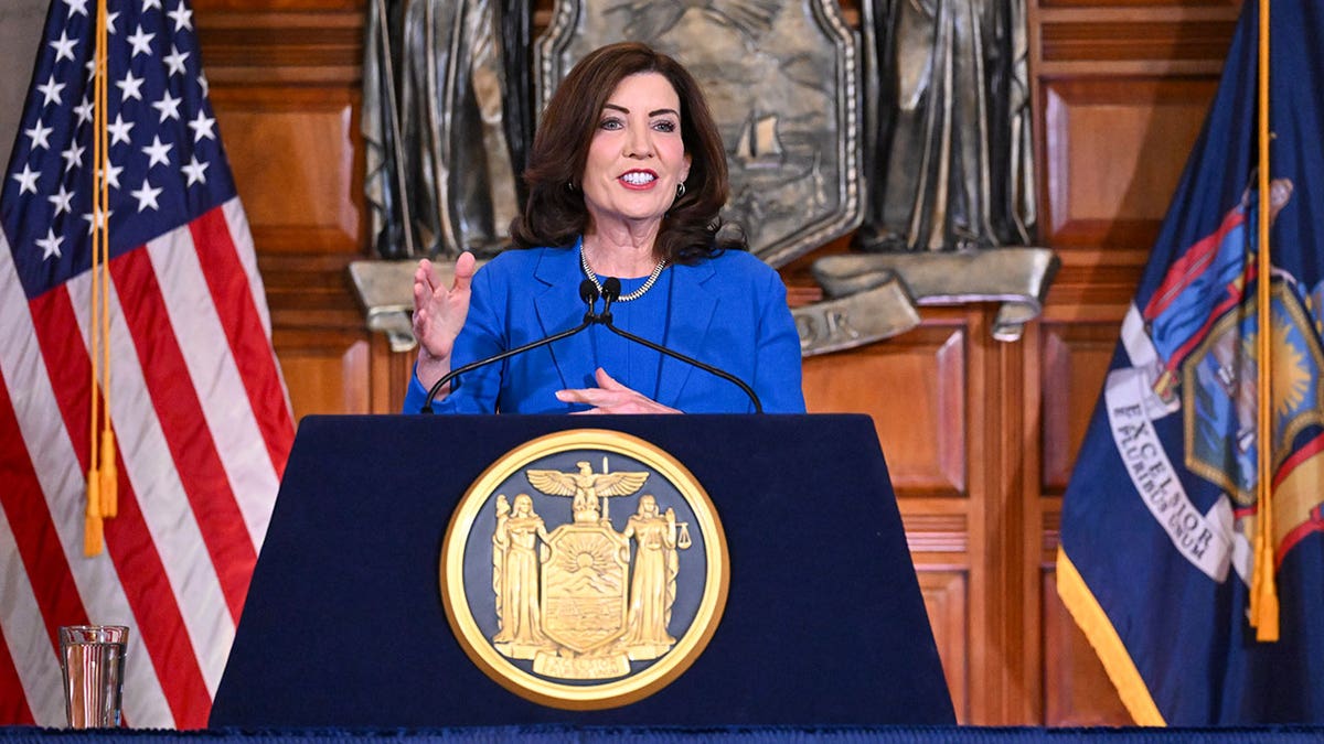 Kathy Hochul speaks