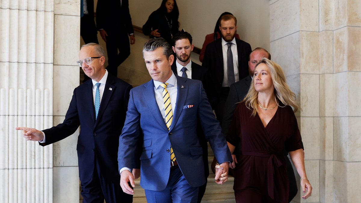 Hegseth on Capitol Hill