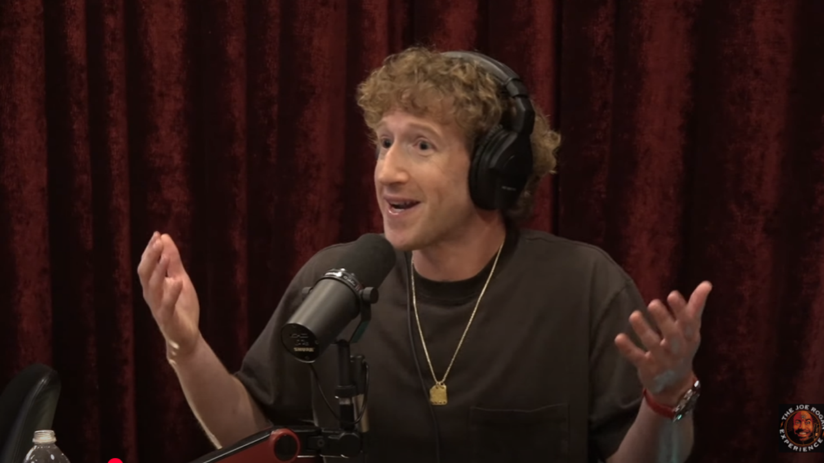 Mark Zuckerberg photo from doing Joe Rogan podcast