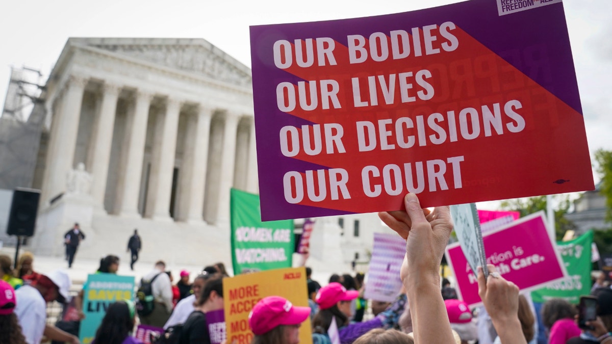 Protestors rally outside supreme court