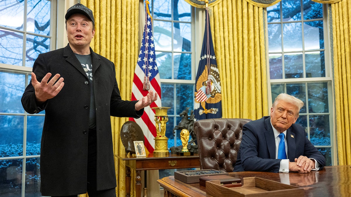 Elon Musk and President Donald Trump